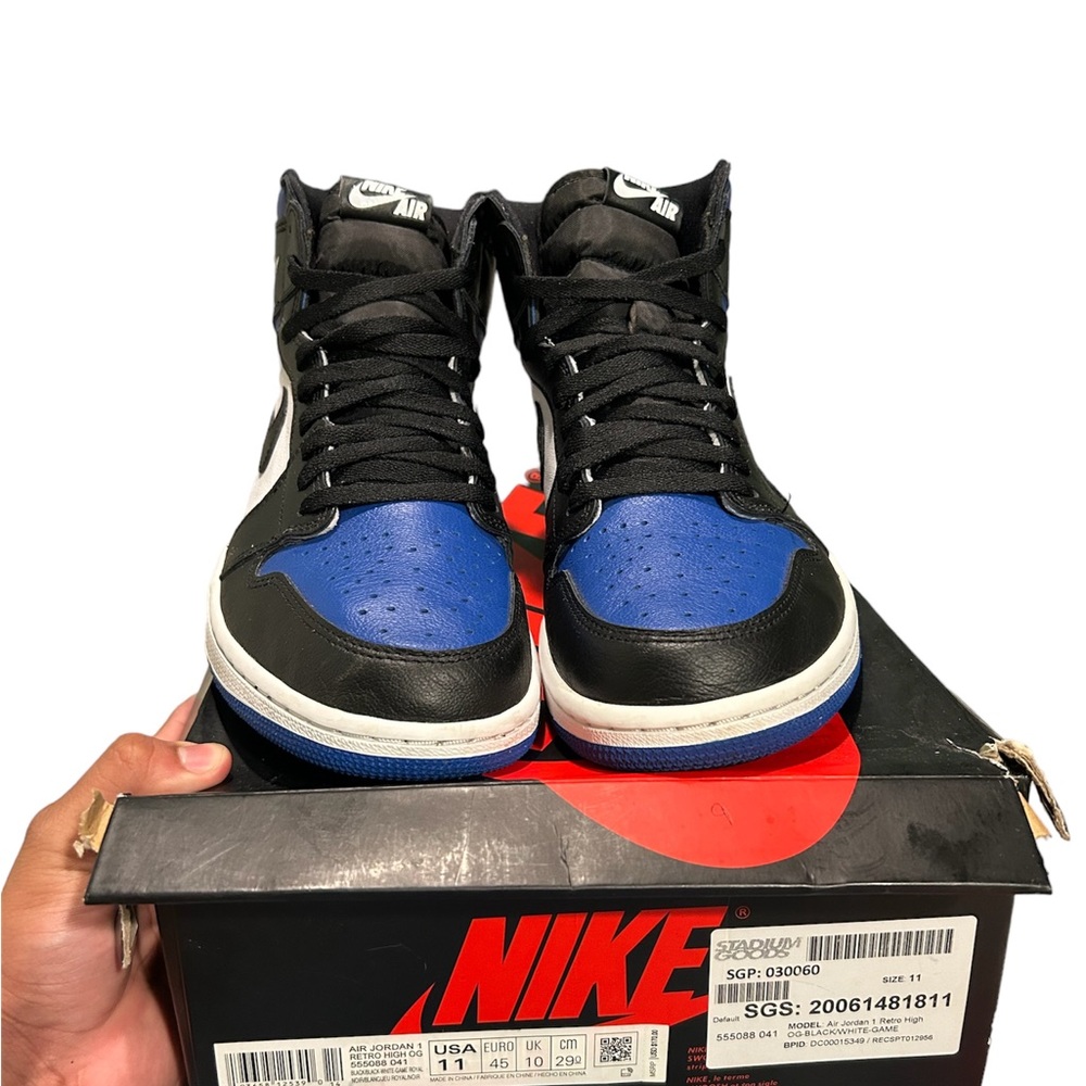 Jordan 1 royal toe